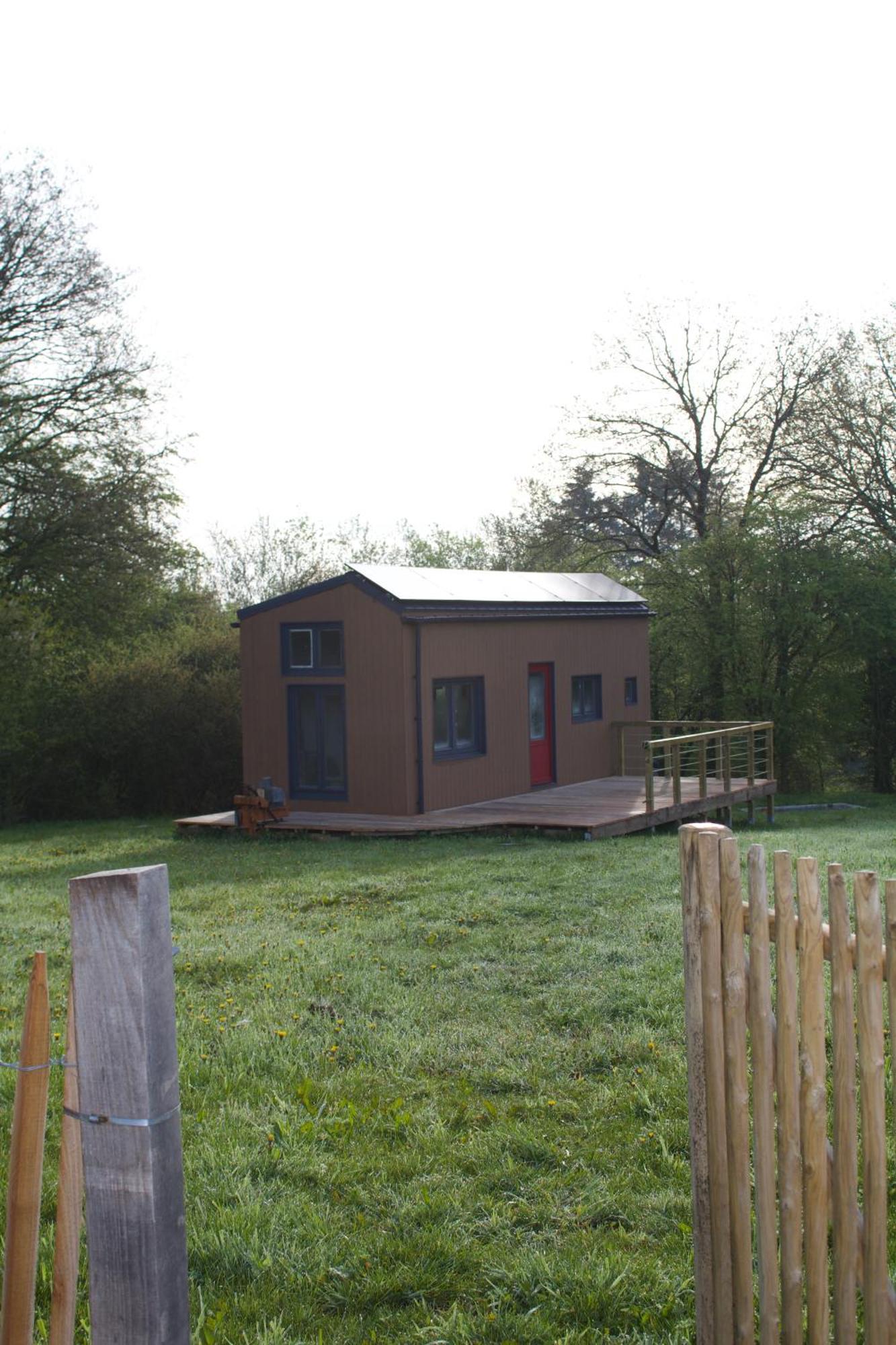 Tiny House Les Jours Heureux Sejour Nature Pres De Dinant Et Des Lacs De L Eau D Heure Villers-le-Gambon エクステリア 写真